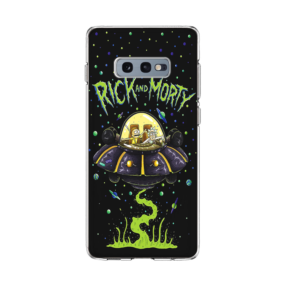 Rick and Morty Spacecraft Samsung Galaxy S10E Case