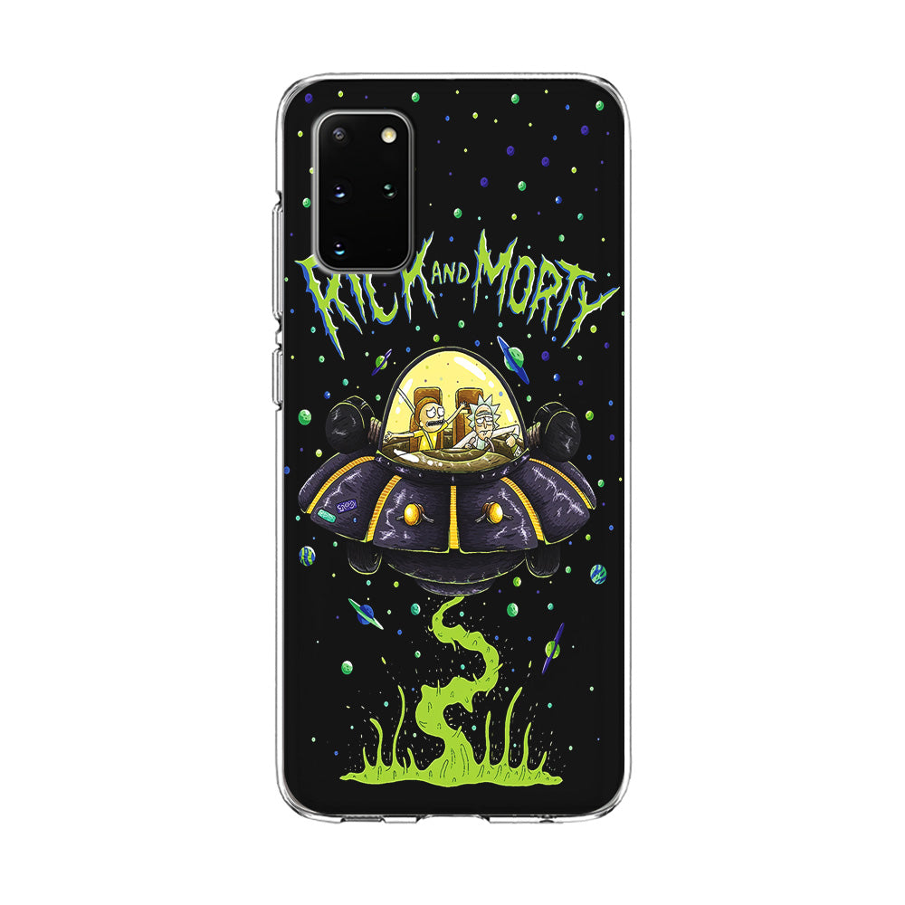 Rick and Morty Spacecraft Samsung Galaxy S20 Plus Case