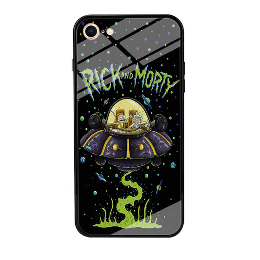 Rick and Morty Spacecraft iPhone SE 2020 Case