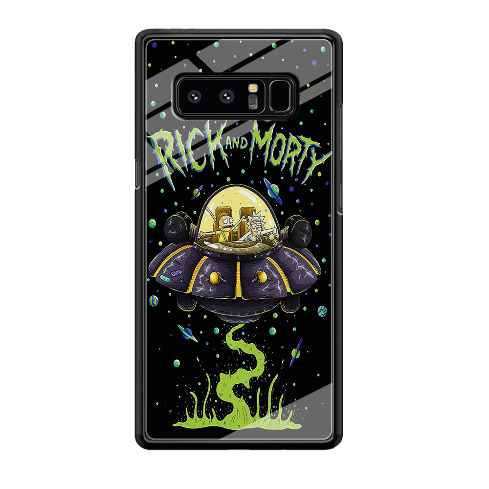 Rick and Morty Spacecraft Samsung Galaxy Note 8 Case