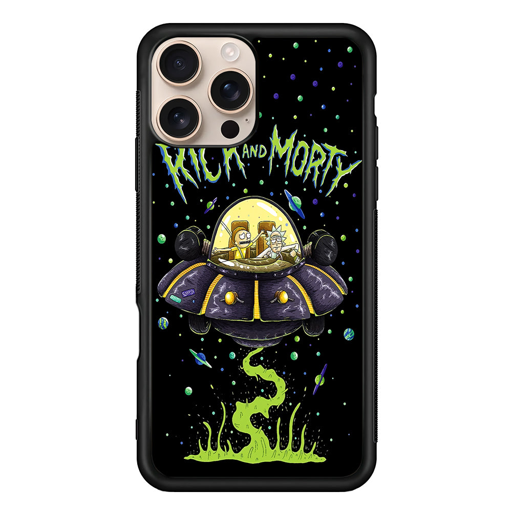 Rick and Morty Spacecraft iPhone 16 Pro Case - Altracase