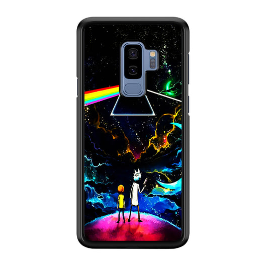 Rick and Morty Triangle Painting Samsung Galaxy S9 Plus Case