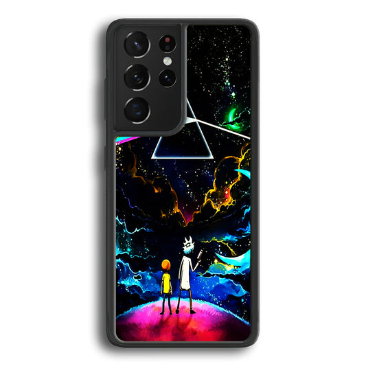 Rick and Morty Triangle Painting Samsung Galaxy S24 Ultra Case