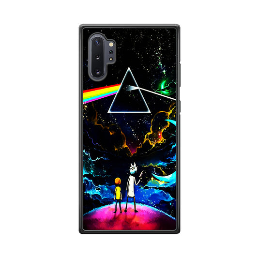 Rick and Morty Triangle Painting Samsung Galaxy Note 10 Plus Case