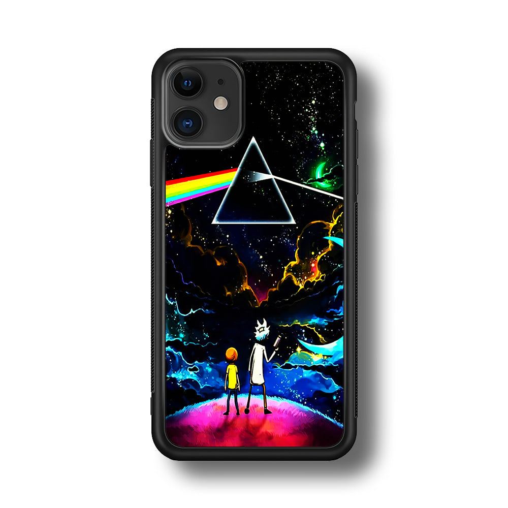 Rick and Morty Triangle Painting iPhone 11 Case