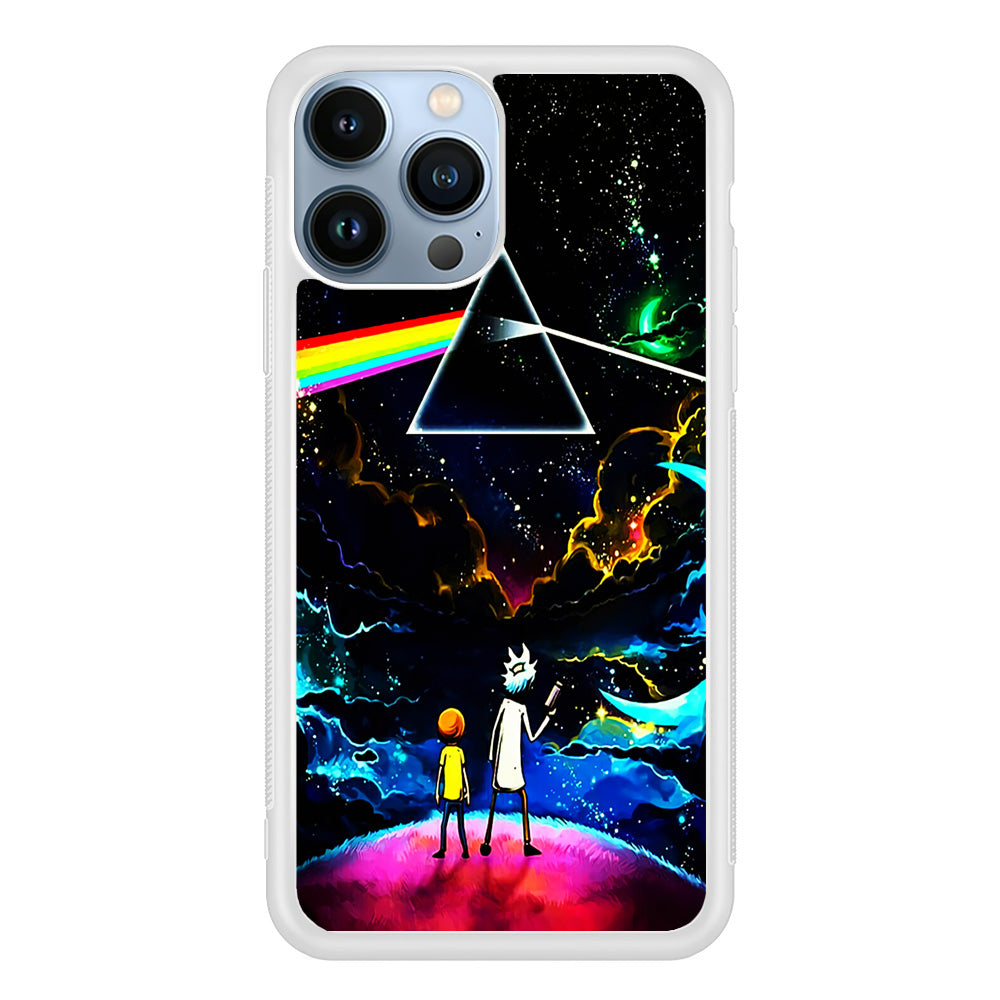 Rick and Morty Triangle Painting iPhone 13 Pro Case