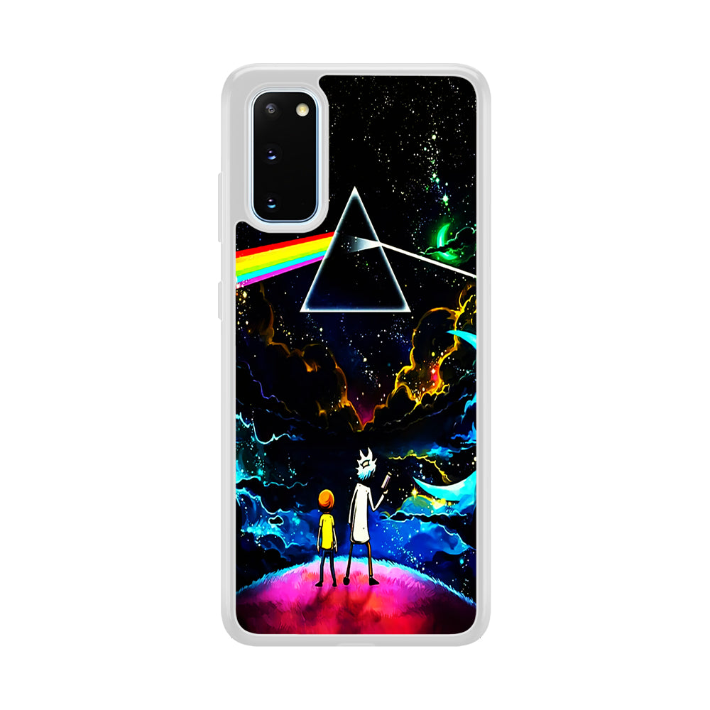 Rick and Morty Triangle Painting Samsung Galaxy S20 Case