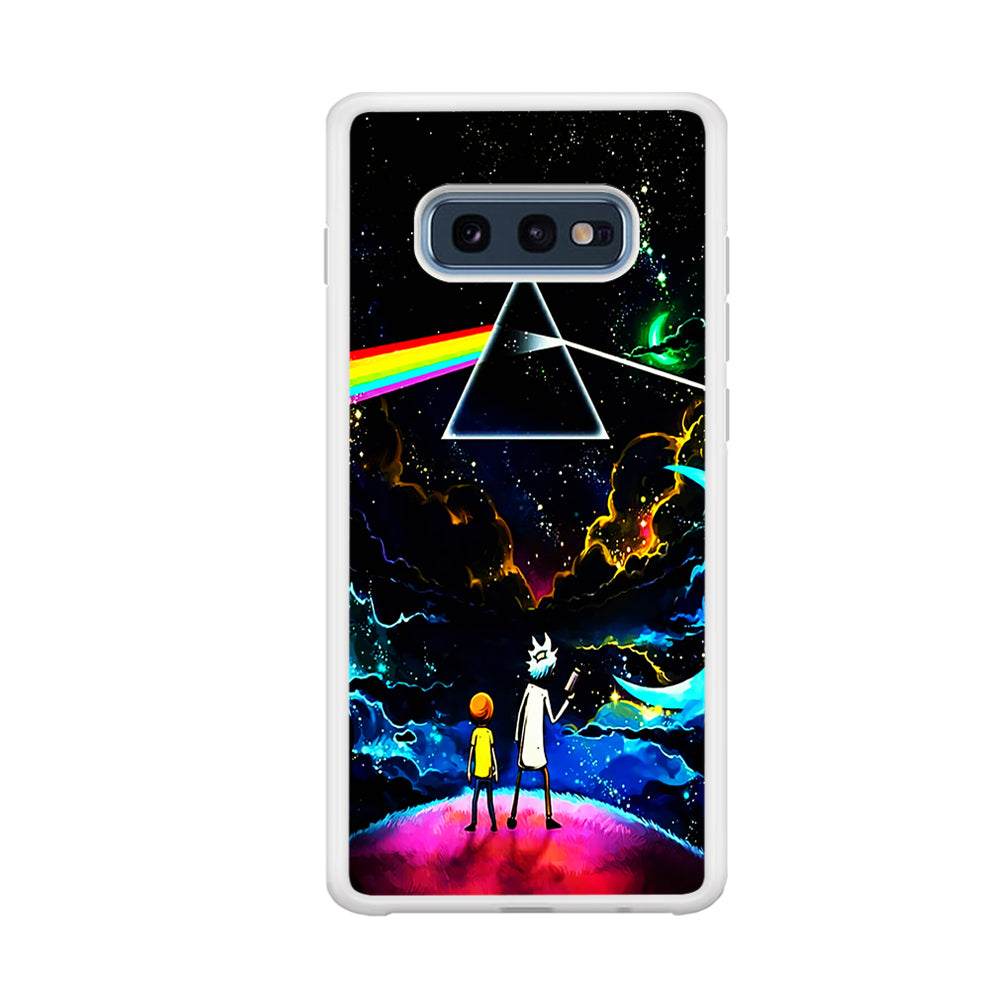 Rick and Morty Triangle Painting Samsung Galaxy S10E Case