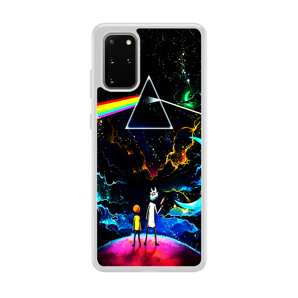 Rick and Morty Triangle Painting Samsung Galaxy S20 Plus Case