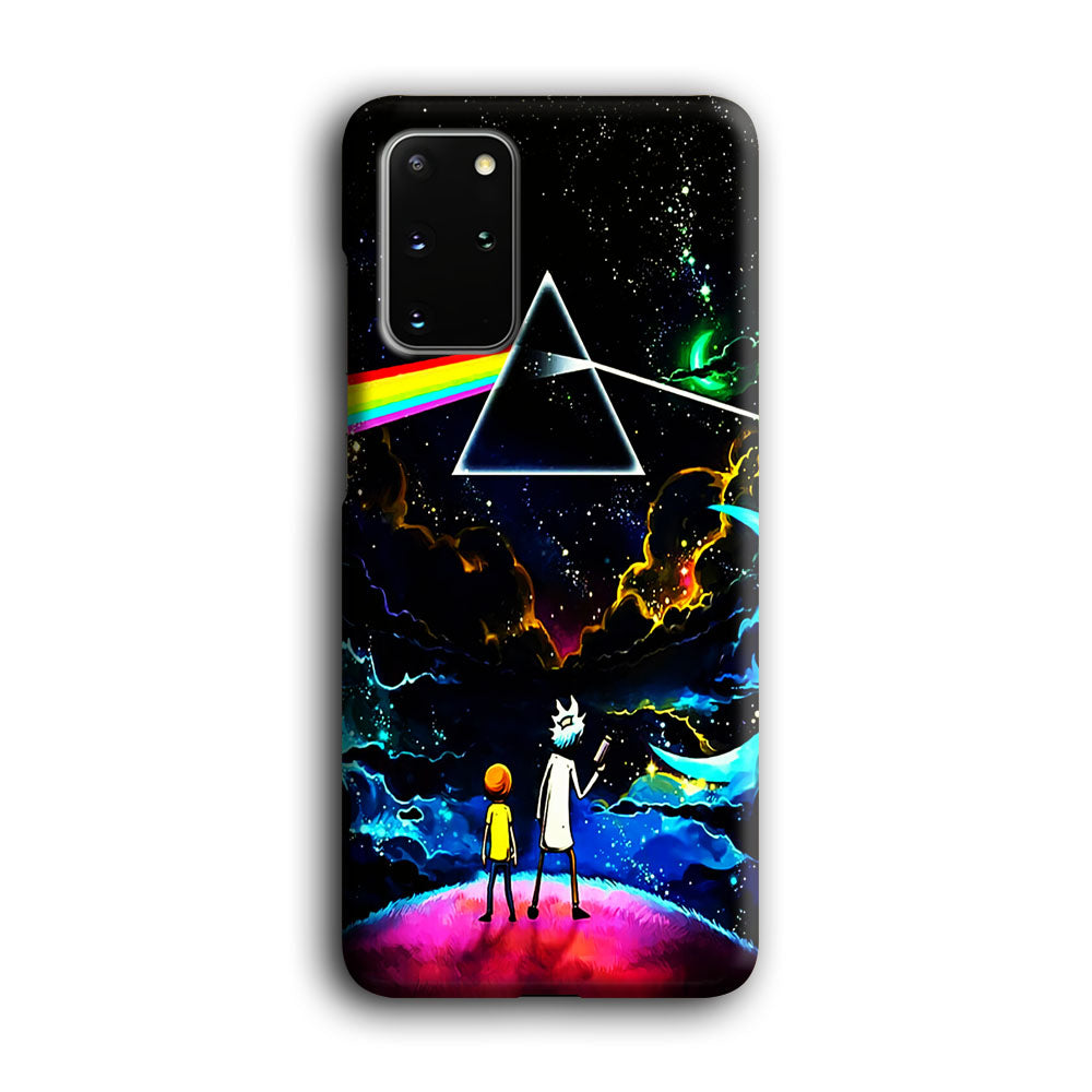 Rick and Morty Triangle Painting Samsung Galaxy S20 Plus Case