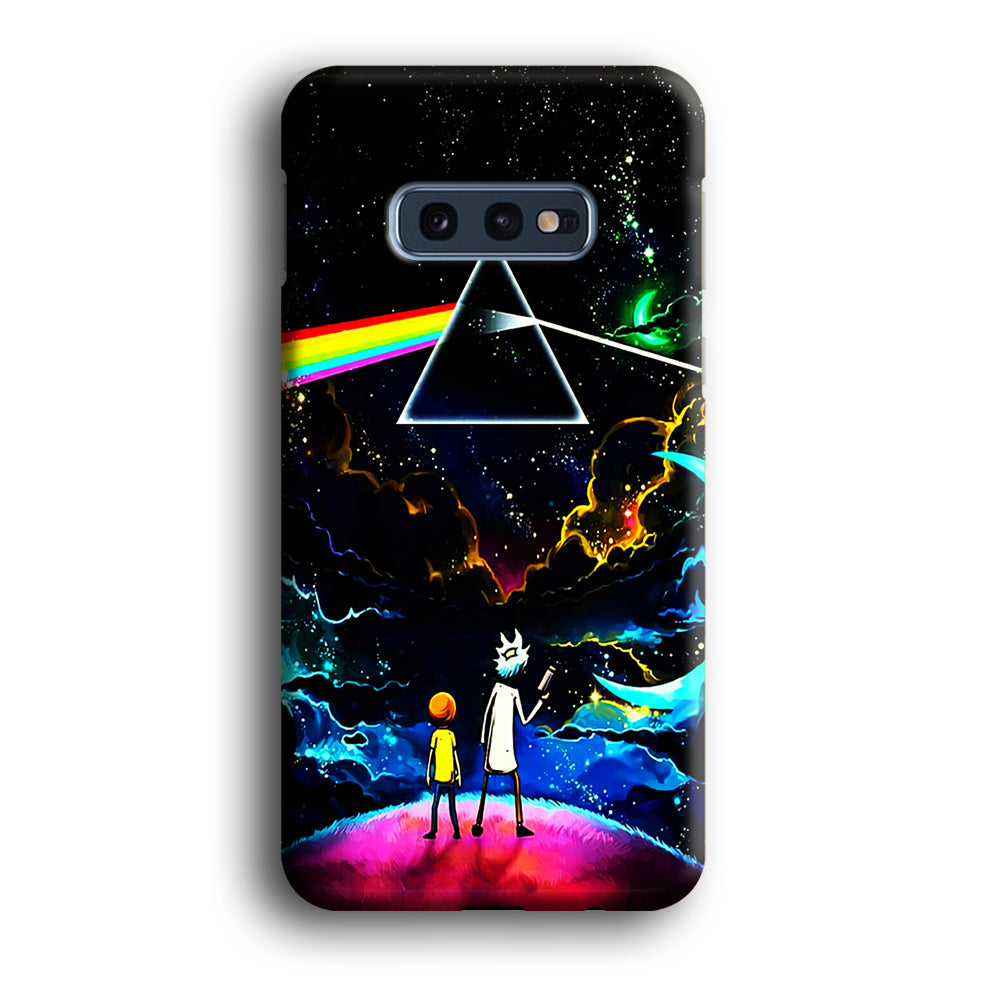 Rick and Morty Triangle Painting Samsung Galaxy S10E Case