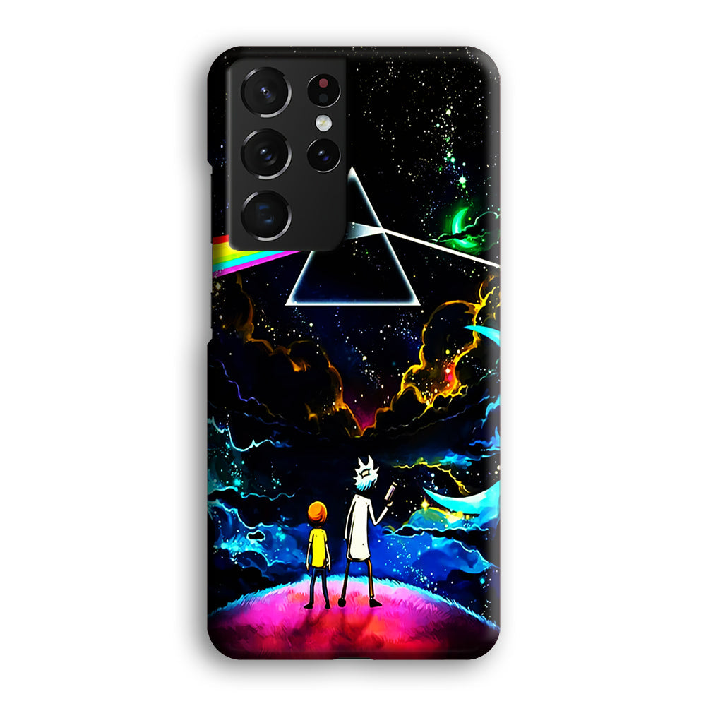 Rick and Morty Triangle Painting Samsung Galaxy S24 Ultra Case