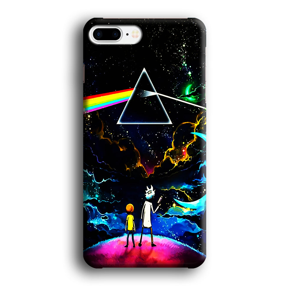 Rick and Morty Triangle Painting iPhone 8 Plus Case