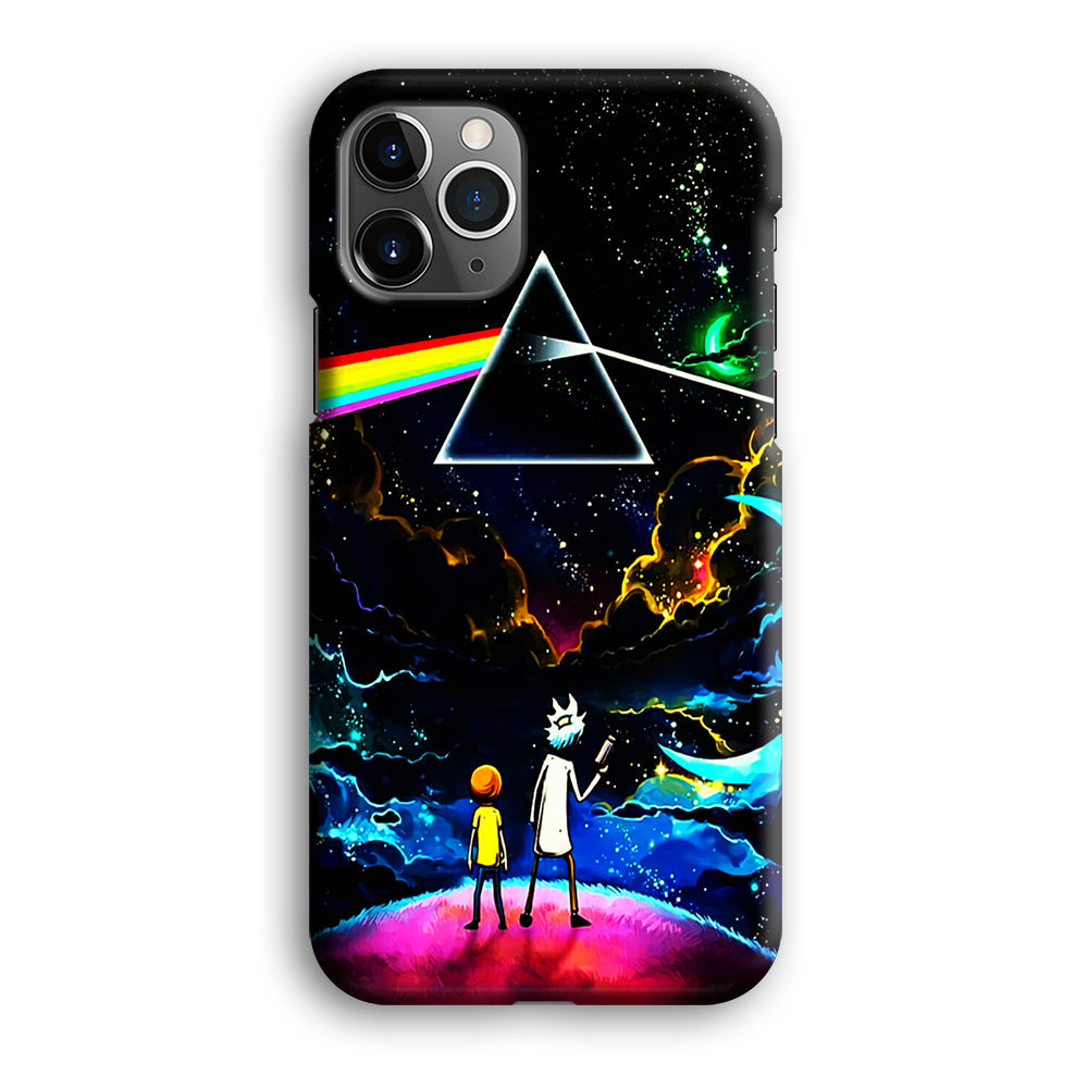 Rick and Morty Triangle Painting iPhone 12 Pro Case