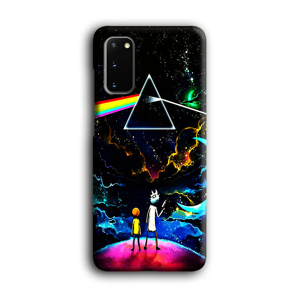 Rick and Morty Triangle Painting Samsung Galaxy S20 Case