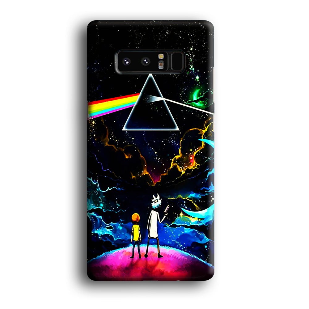 Rick and Morty Triangle Painting Samsung Galaxy Note 8 Case