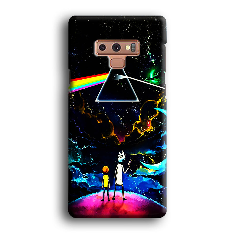 Rick and Morty Triangle Painting Samsung Galaxy Note 9 Case