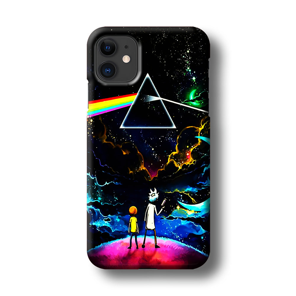 Rick and Morty Triangle Painting iPhone 11 Case