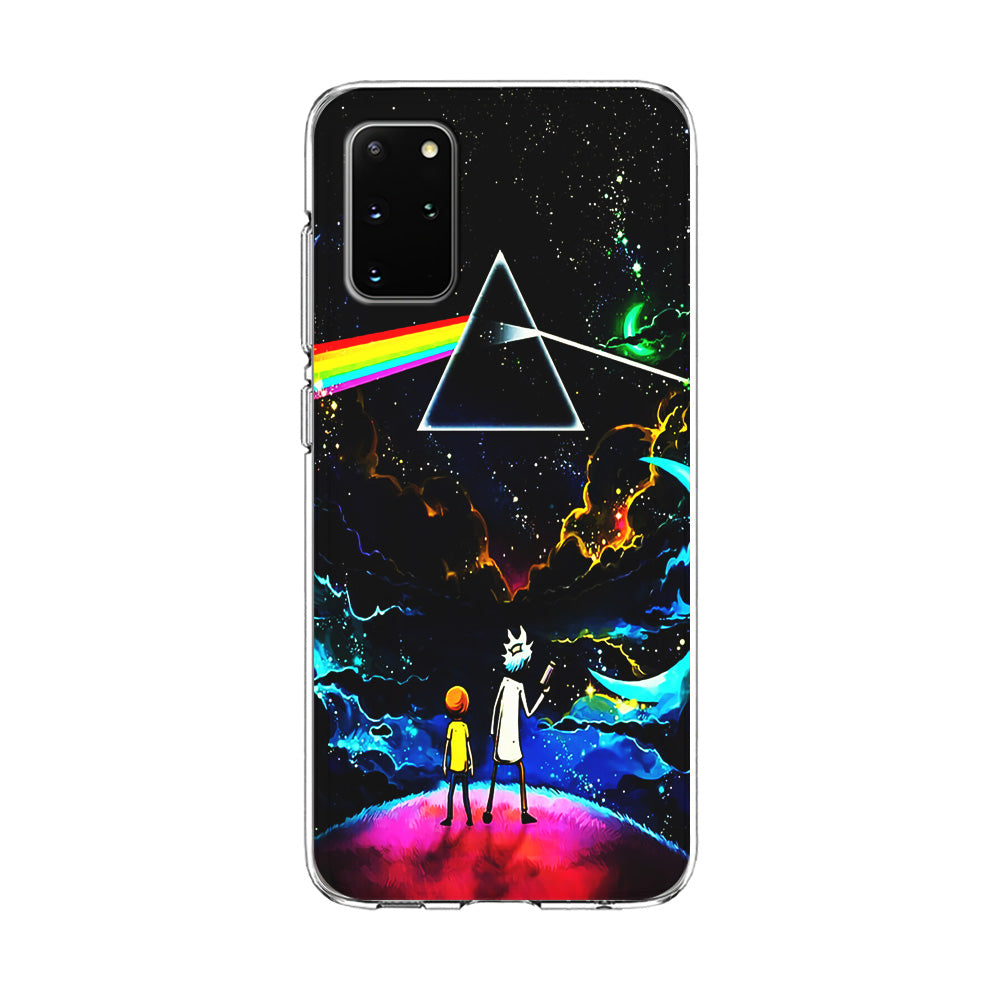 Rick and Morty Triangle Painting Samsung Galaxy S20 Plus Case