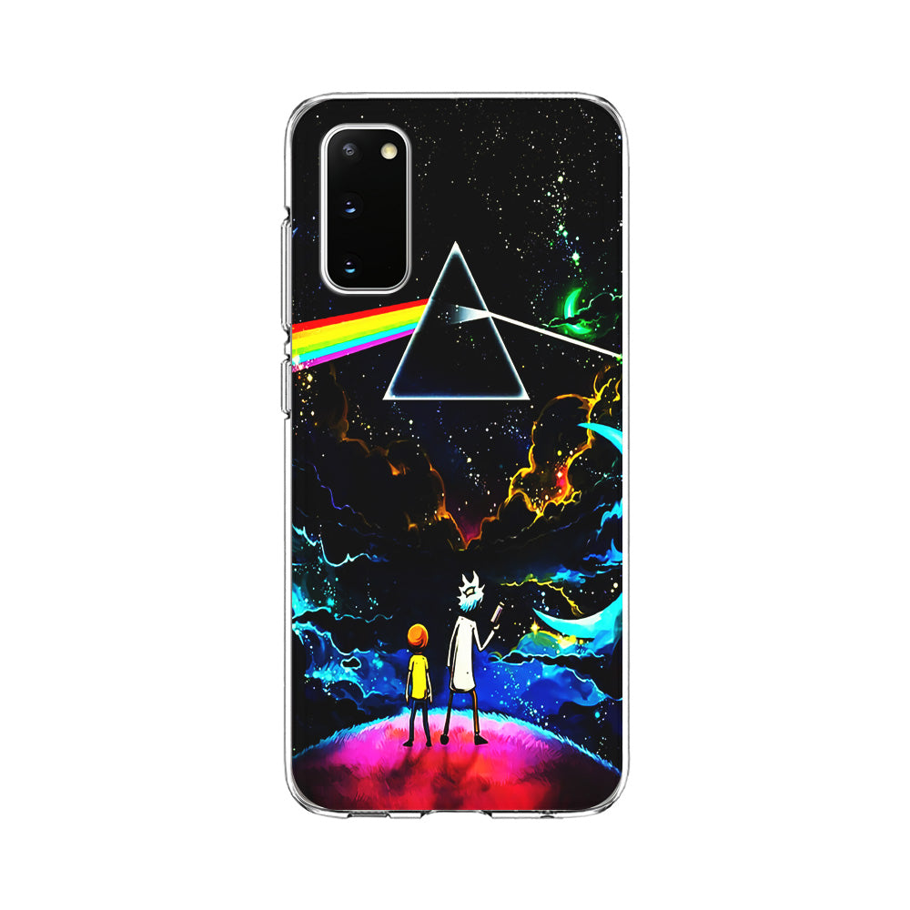 Rick and Morty Triangle Painting Samsung Galaxy S20 Case