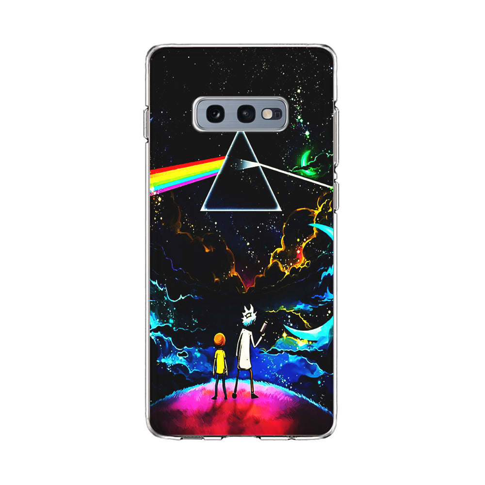 Rick and Morty Triangle Painting Samsung Galaxy S10E Case