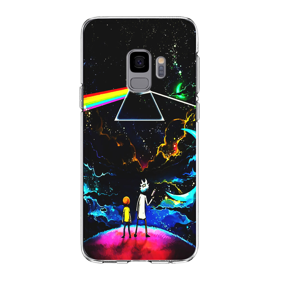 Rick and Morty Triangle Painting Samsung Galaxy S9 Case