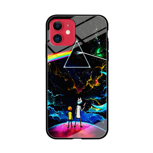 Rick and Morty Triangle Painting iPhone 11 Case