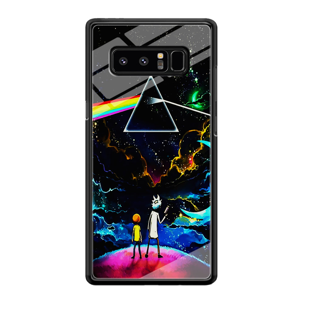 Rick and Morty Triangle Painting Samsung Galaxy Note 8 Case
