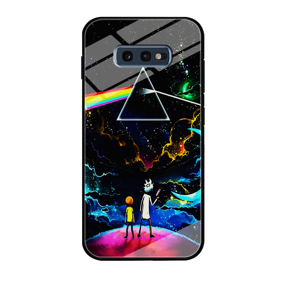 Rick and Morty Triangle Painting Samsung Galaxy S10E Case