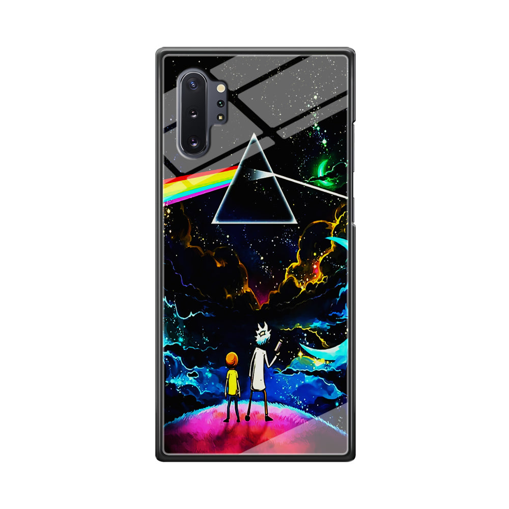 Rick and Morty Triangle Painting Samsung Galaxy Note 10 Plus Case