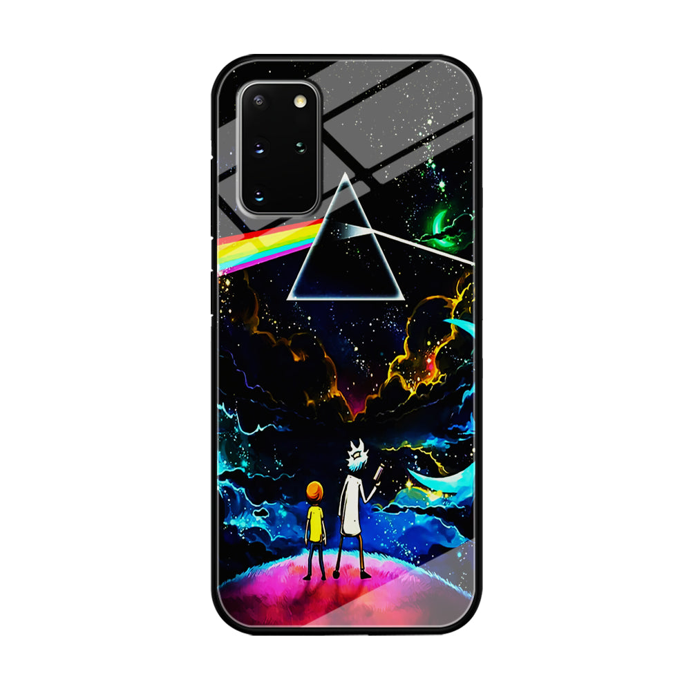 Rick and Morty Triangle Painting Samsung Galaxy S20 Plus Case