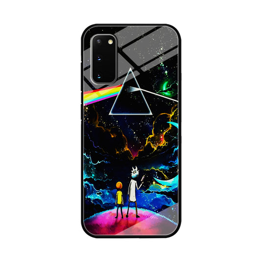 Rick and Morty Triangle Painting Samsung Galaxy S20 Case