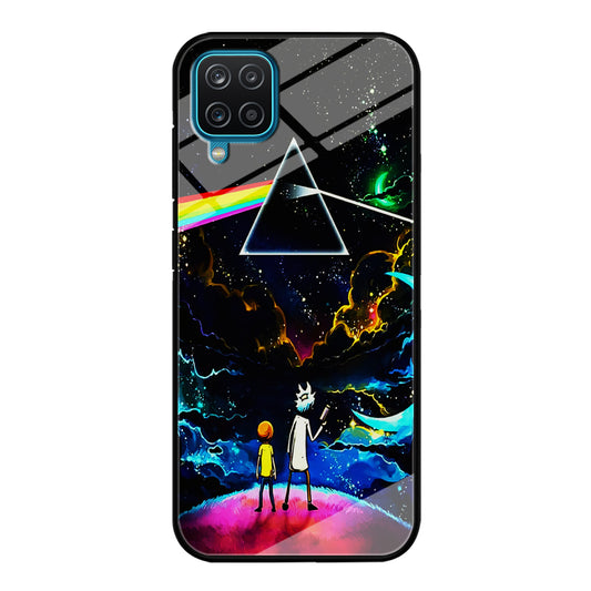 Rick and Morty Triangle Painting Samsung Galaxy A12 Case
