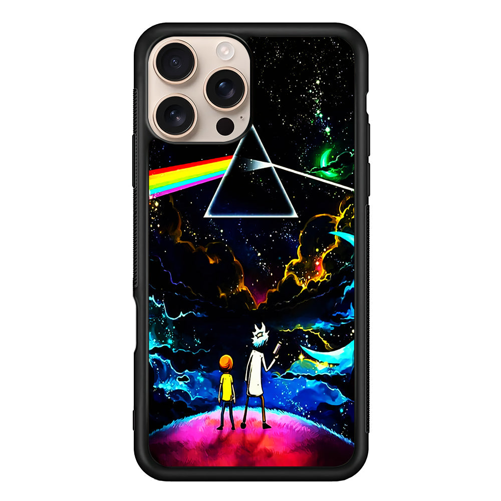 Rick and Morty Triangle Painting iPhone 16 Pro Max Case - Altracase