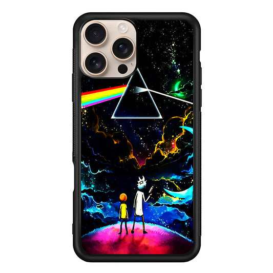 Rick and Morty Triangle Painting iPhone 16 Pro Max Case - Altracase