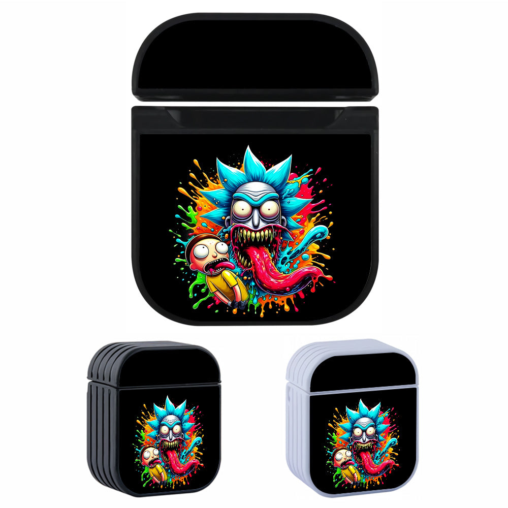 Rick and Morty Turn into Monsters Apple AirPods Case-AirPod Case-Altracase
