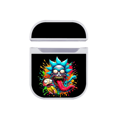 Rick and Morty Turn into Monsters Apple AirPods Case-AirPod Case-White-Altracase