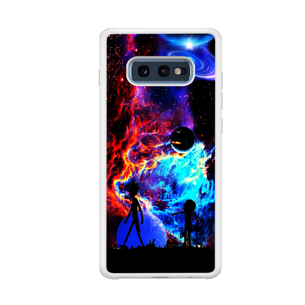 Rick and Morty Wonderful Galaxy Samsung Galaxy S10E Case