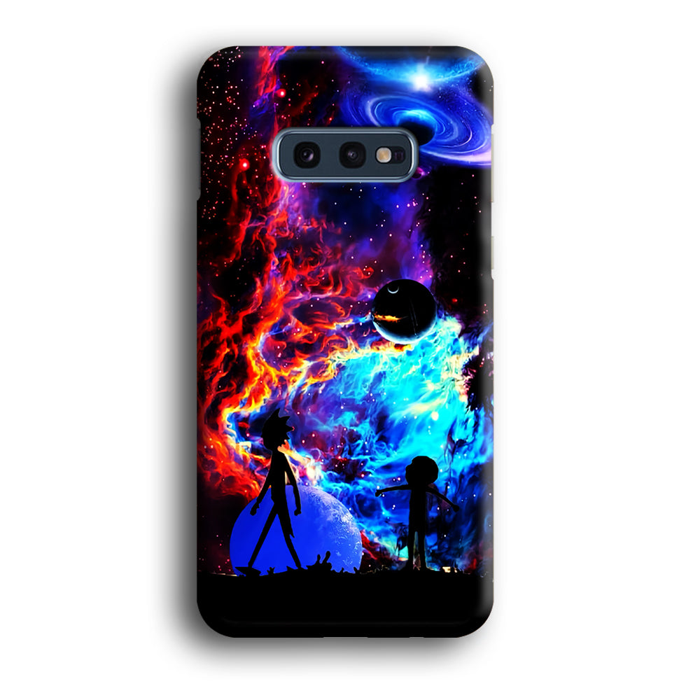 Rick and Morty Wonderful Galaxy Samsung Galaxy S10E Case