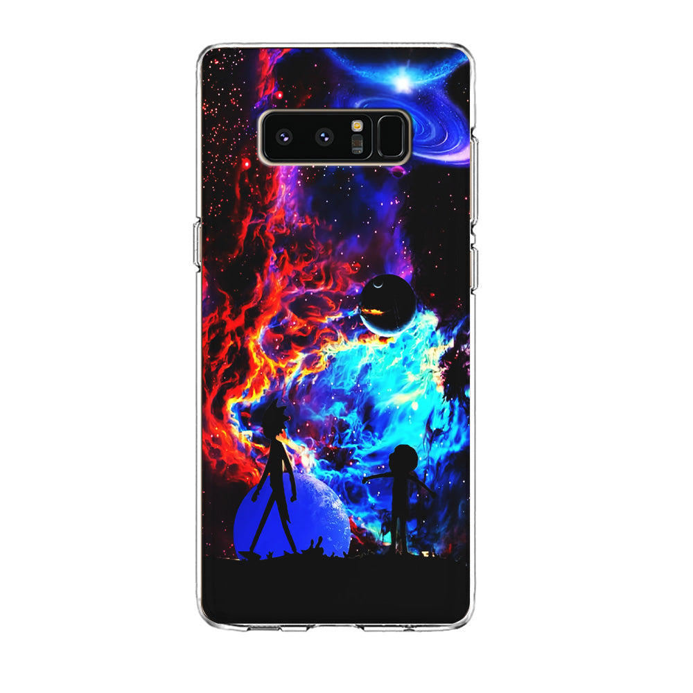 Rick and Morty Wonderful Galaxy Samsung Galaxy Note 8 Case