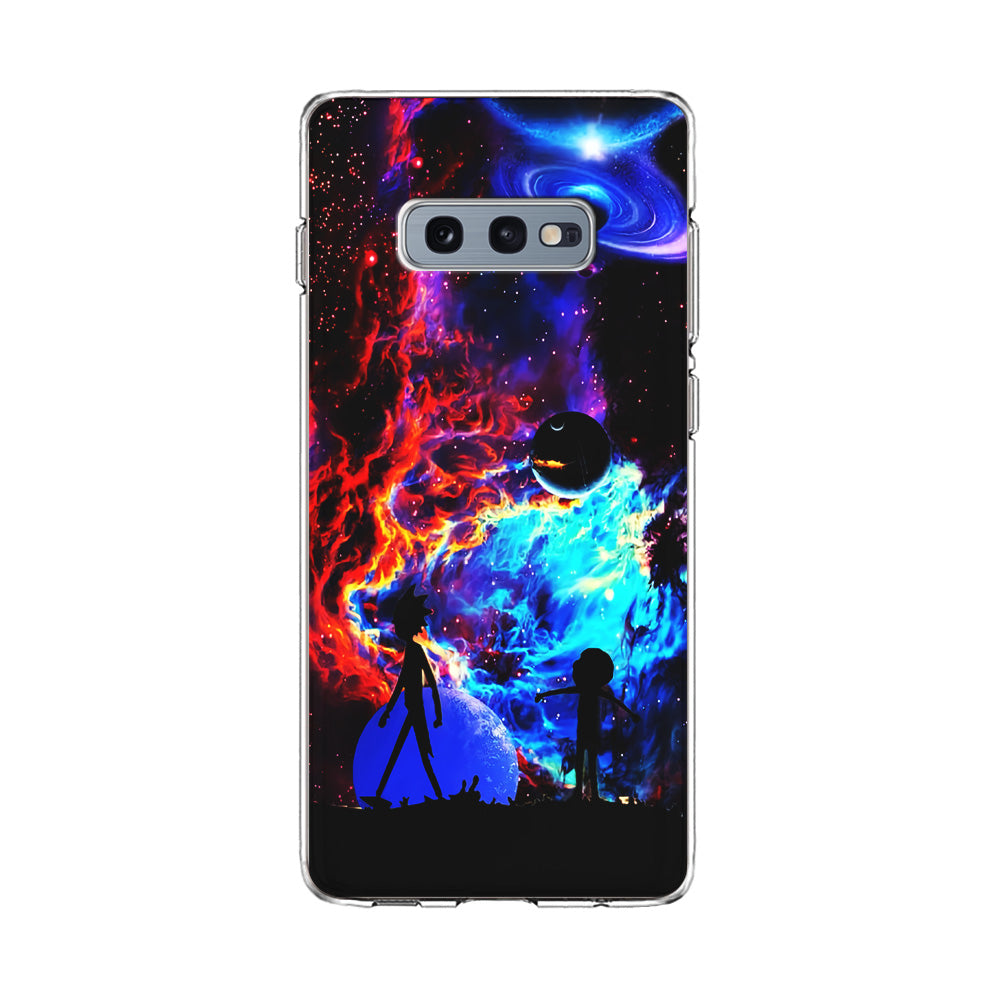 Rick and Morty Wonderful Galaxy Samsung Galaxy S10E Case