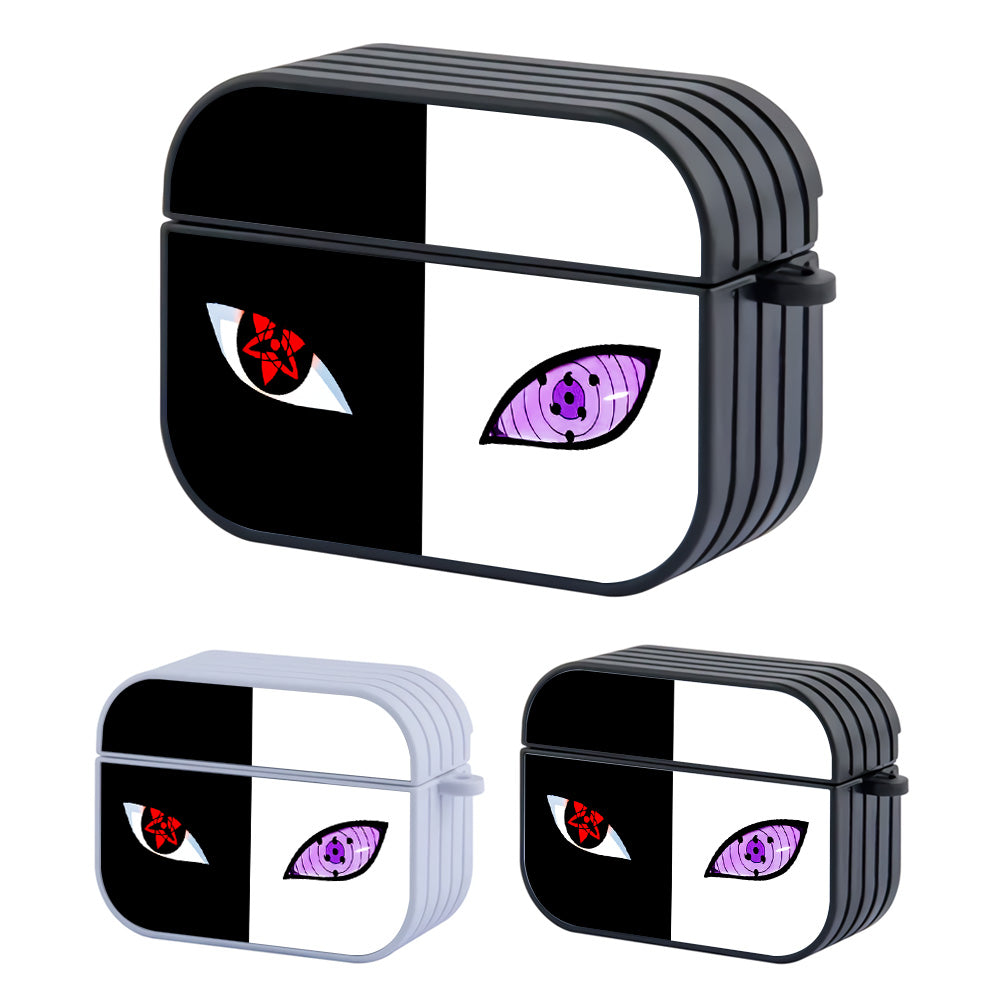 Rinnegan and Sharingan Eyes Hard Plastic Case Cover For Apple Airpods Pro