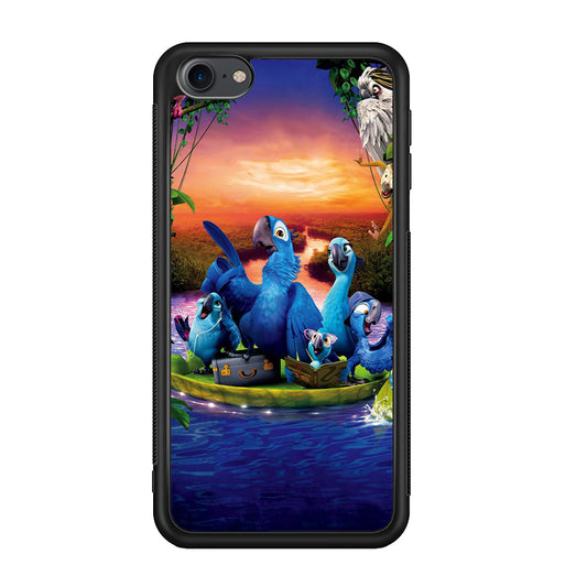 Rio Tour on The River iPod Touch 6 Case-Phone Case-Rubber White (2D Case)-Altracase