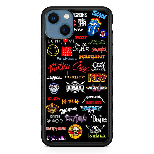 Rock and Metal Band Logo iPhone 14 Case