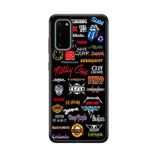 Rock and Metal Band Logo Samsung Galaxy S20 Case