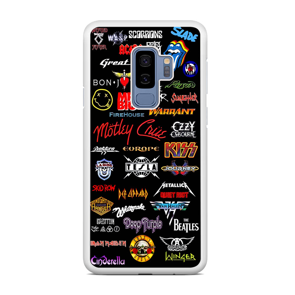 Rock and Metal Band Logo Samsung Galaxy S9 Plus Case