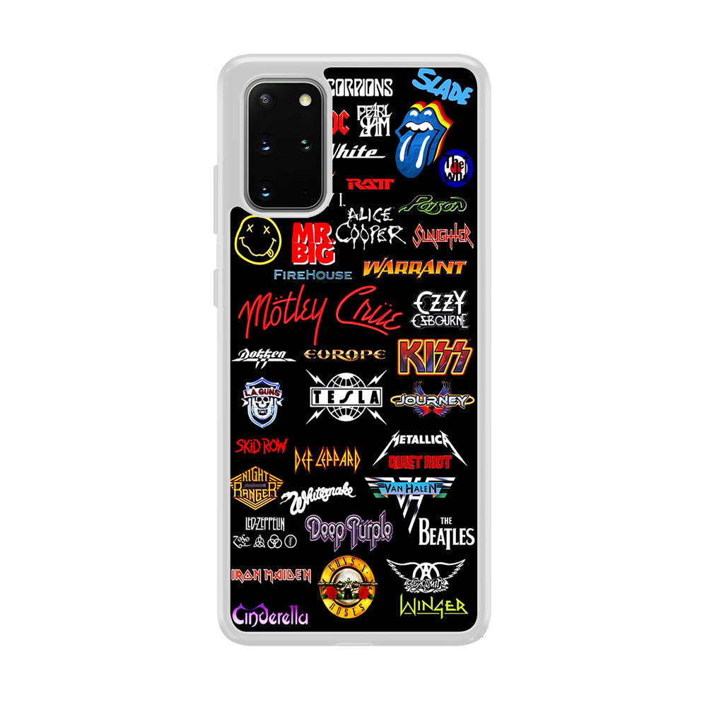 Rock and Metal Band Logo Samsung Galaxy S20 Plus Case