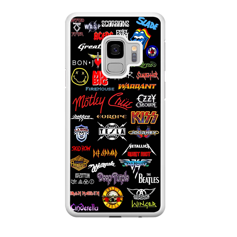 Rock and Metal Band Logo Samsung Galaxy S9 Case