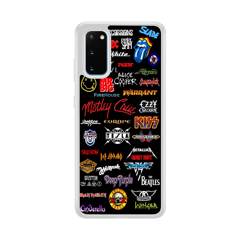 Rock and Metal Band Logo Samsung Galaxy S20 Case