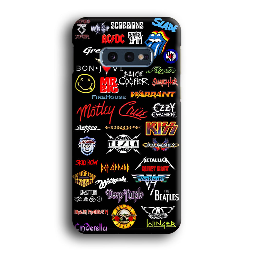 Rock and Metal Band Logo Samsung Galaxy S10E Case